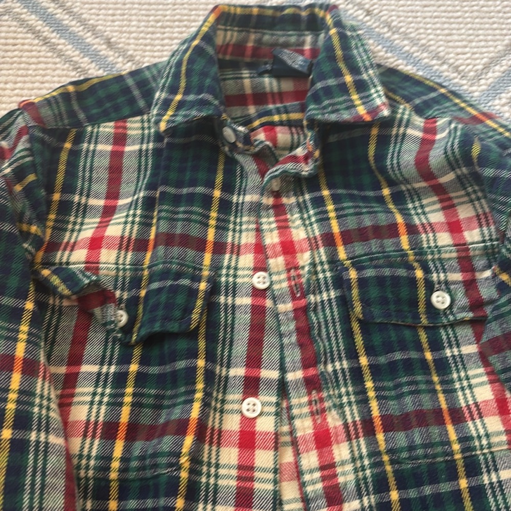EUC Polo by Ralph Lauren Flannel Shirt Sz S (8)